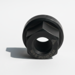 Hex flange nut for machine tool clamping